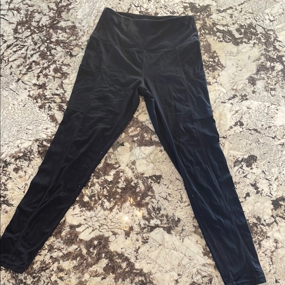 Fluid Leggings Cotton/Elastane Fille Noir